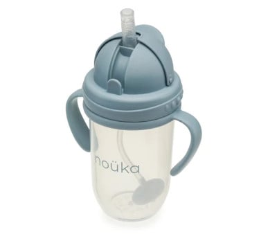 Taza Antiderrame Non-Spill con Pajita Flexible con Peso 260ml Wave