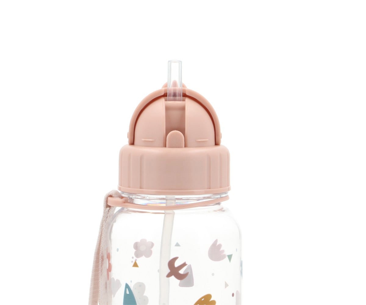 Garrafa de plástico personalizável Geometric Nature M2