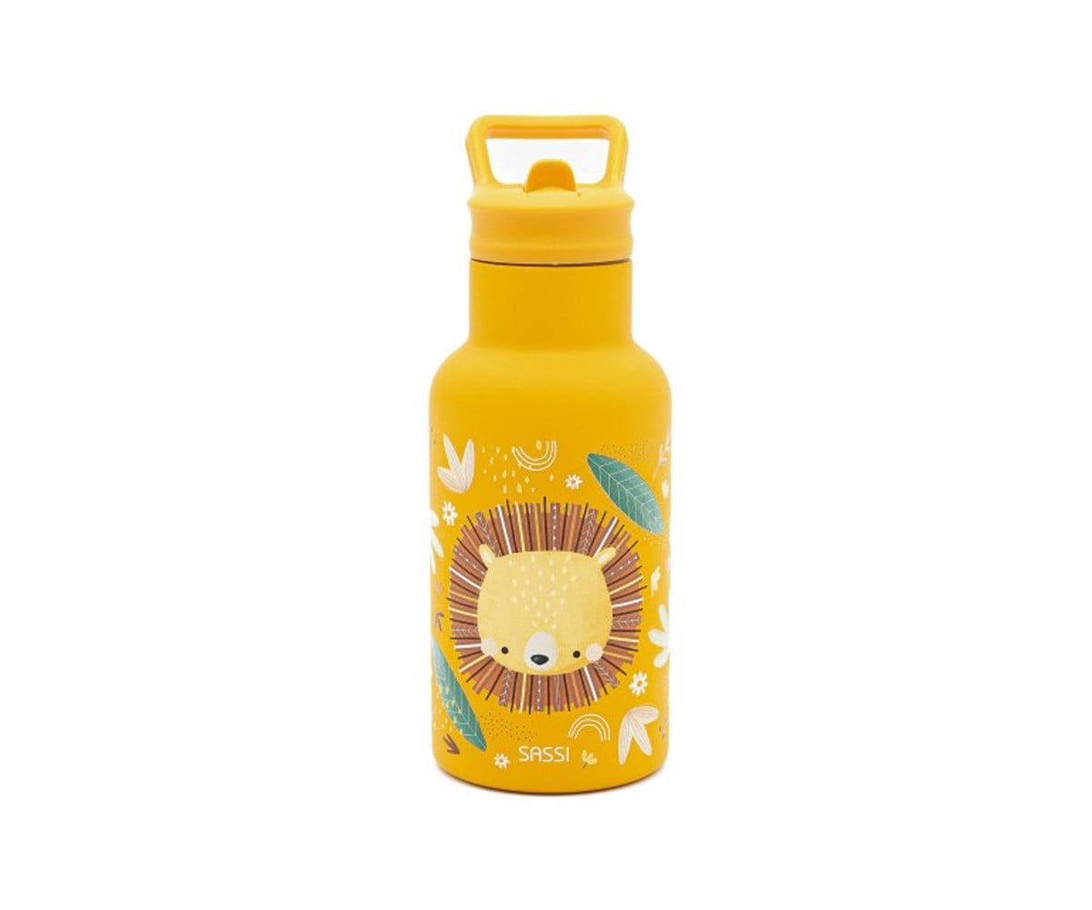 Botella Térmica con Pajita León 350ml