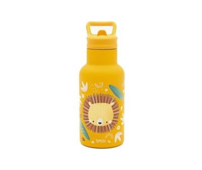 Botella Térmica con Pajita León 350ml