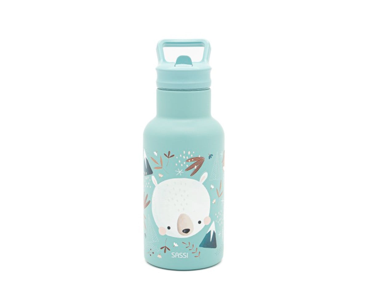 Garrafa térmica Polar Bear com palhinha 350ml