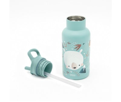 Garrafa térmica Polar Bear com palhinha 350ml