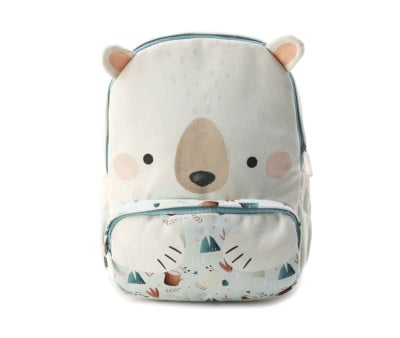 Mochila Grande Personalizable Oso Polar