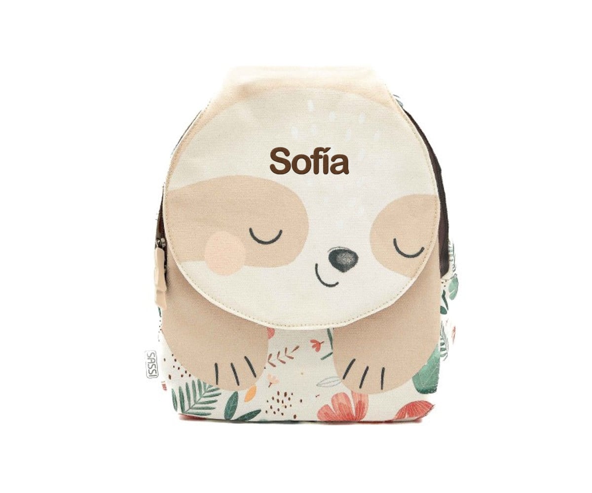 Mini Mochila Perezoso Personalizable