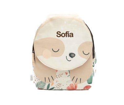 Mini Mochila Perezoso Personalizable