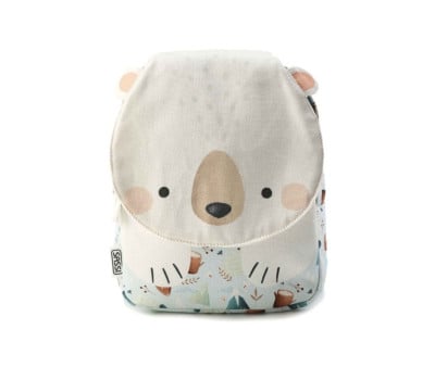 Mini Mochila Oso Polar Personalizable