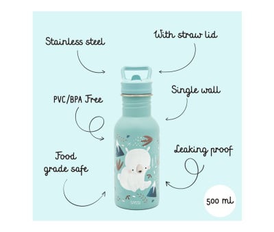 Garrafa Fox Steel 500ml