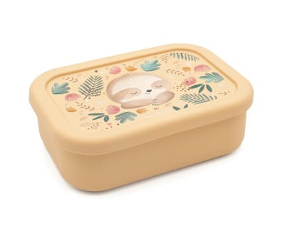 Caja Almuerzo de Silicona Perezoso