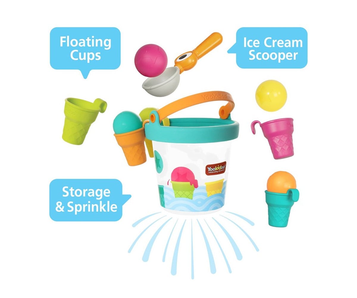 Juguete de Baño Cubo Prepara tus Helados