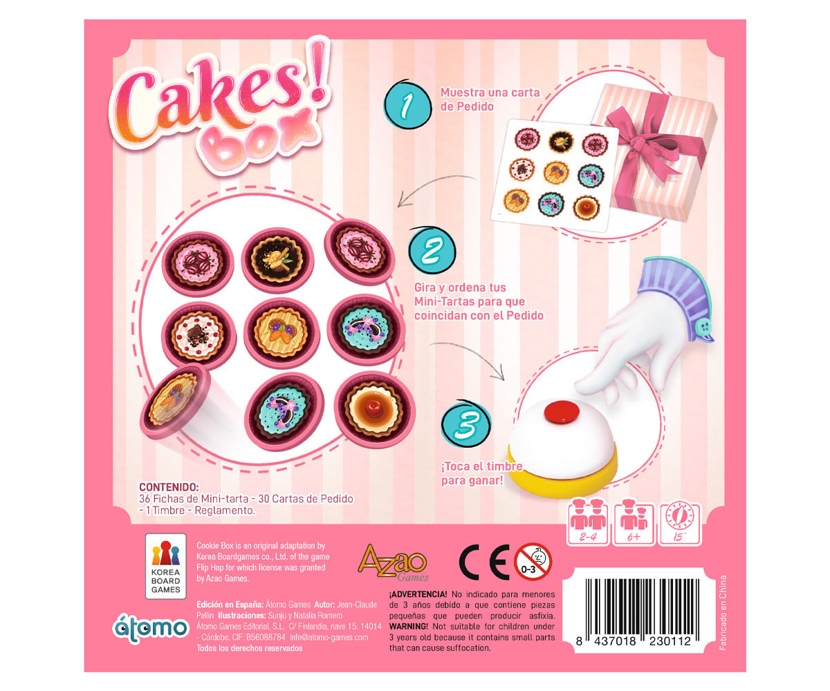Gioco da Tavolo Cakes Box