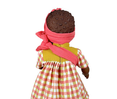 Boneca Maria com bebê Vichy