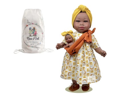 Bambola Maria Senape con Bebè