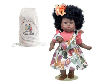 Bambola Addis Fiori con Bebè