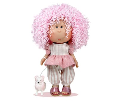 Bambola Mia Pink Wool Pet 30cm