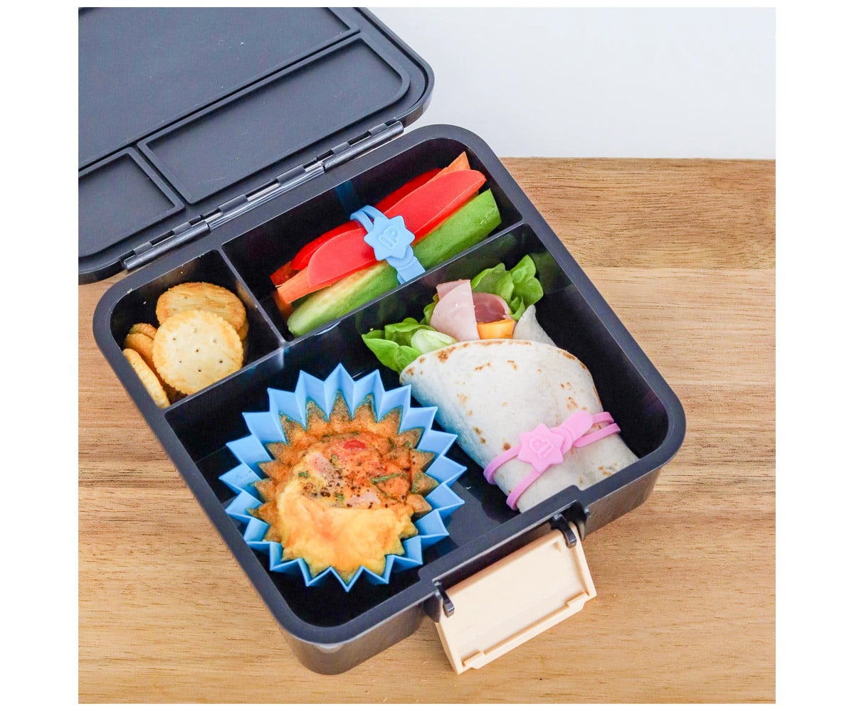 3 Divisori Jumbo per Lunch Box Blue