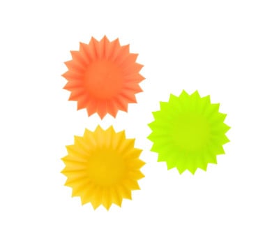 3 Divisori Jumbo per Lunch Box Yellow