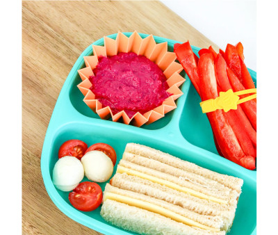 3 Separadores Jumbo para Caja de Almuerzo Pastel