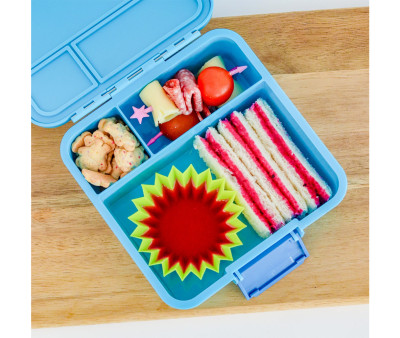 3 Separadores Jumbo para Caja de Almuerzo Pastel