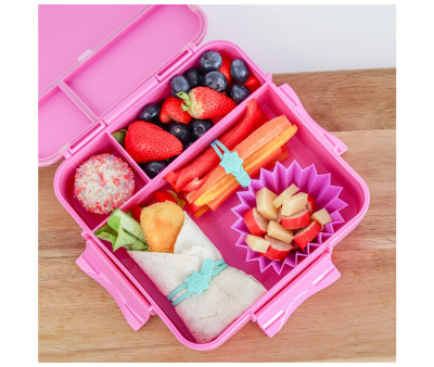 3 Separadores Jumbo para Caja de Almuerzo Pink