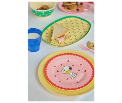 Assiette en Mélamine Snoopy Pink