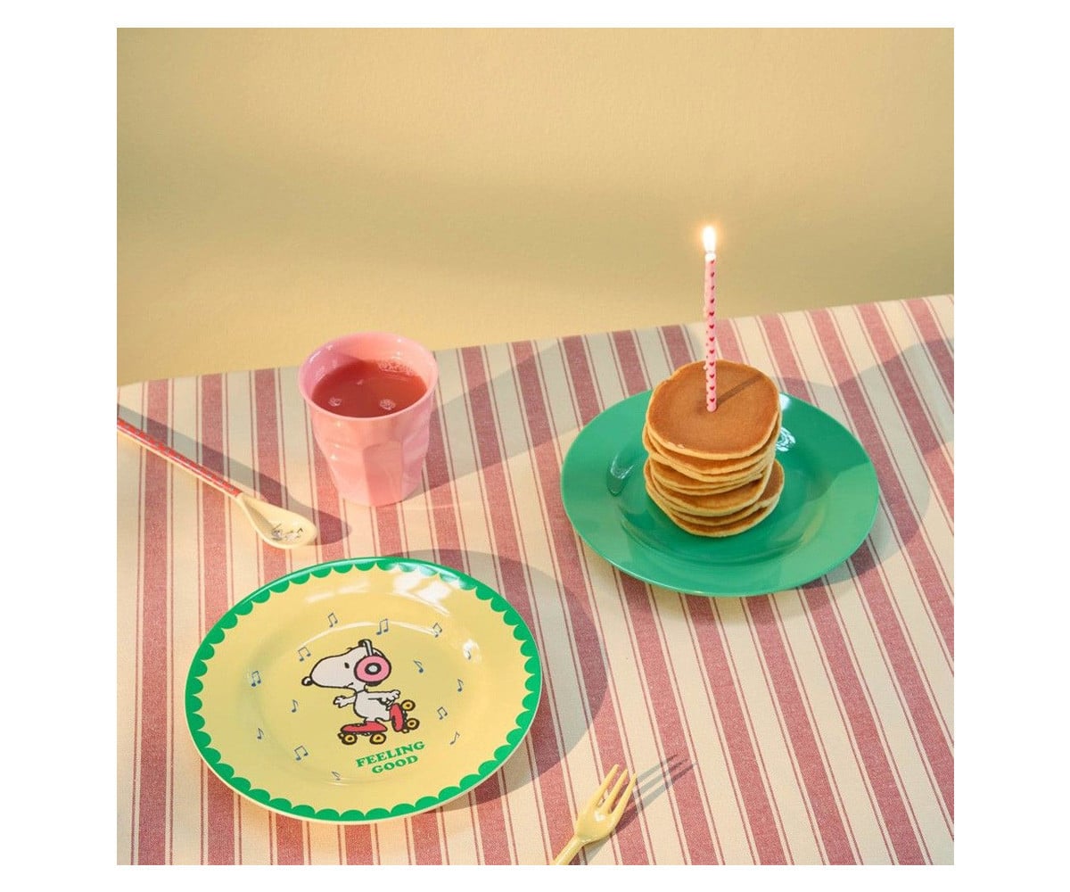 Assiette en Mélamine Snoopy Yellow