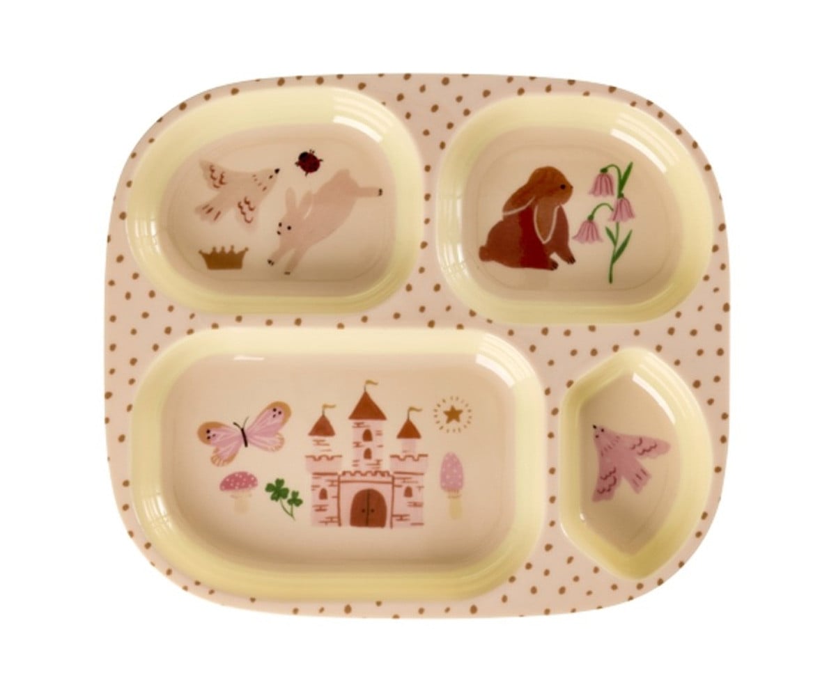 Assiette à Compartiments En Mélamine Fairytale