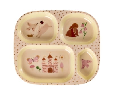 Assiette à Compartiments En Mélamine Fairytale