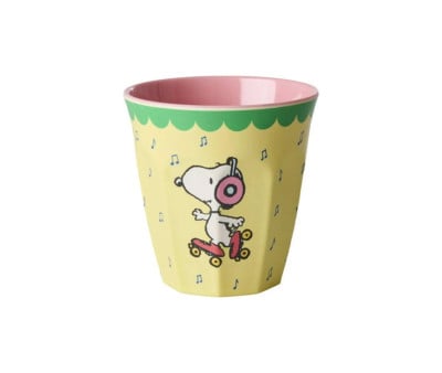 Gobelet en Mélamine Snoopy Yellow 250 ml