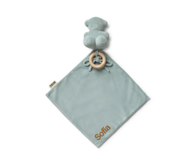 Doudou TOUS Baby con Anilla de Madera Personalizable Bruma