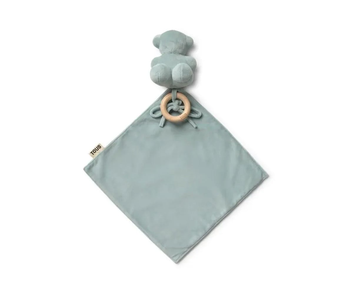Doudou TOUS Baby con Anilla de Madera Personalizable Bruma