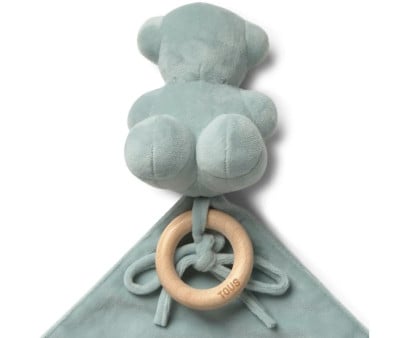 Doudou TOUS Baby con Anilla de Madera Personalizable Bruma