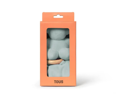 Doudou TOUS Baby con Anilla de Madera Personalizable Bruma