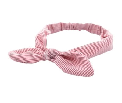 Fascia Capelli Fiocco Righe