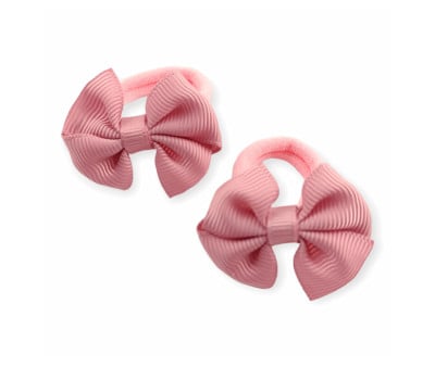 2 Elastici per Capelli Rosa