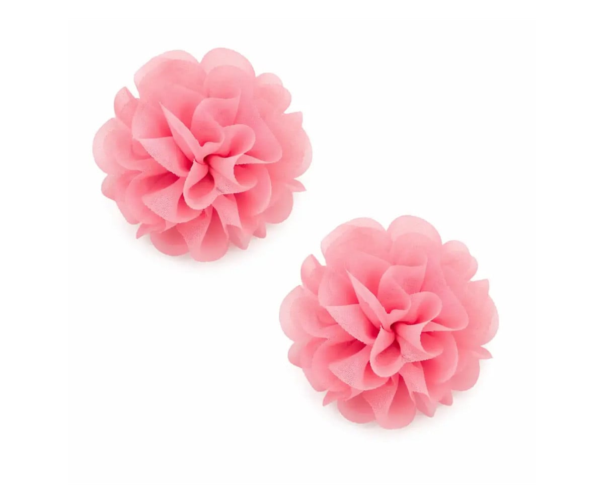 Pack 2 pinzas Roseta Gasa Rosa