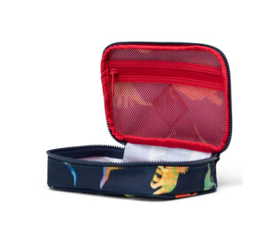 Estojo Herschel Heritage Stencil Dinos Darkest Navy