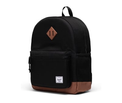 Mochila Personalizável Herschel New Heritage Kids preta Saddle Brown
