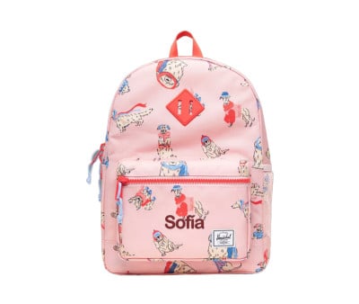 Mochila Personalizável  Herschel New Heritage Kids Fashion Dogs