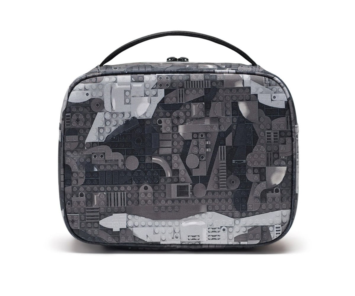 Bolsa térmica preta LEGO® Pop Quiz Abstract Bricks