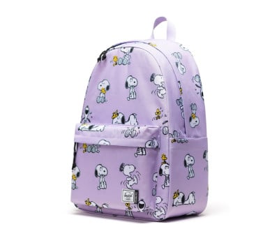 Mochila Herschel Classic XL personalizável Peanuts® em tons pastel lilás