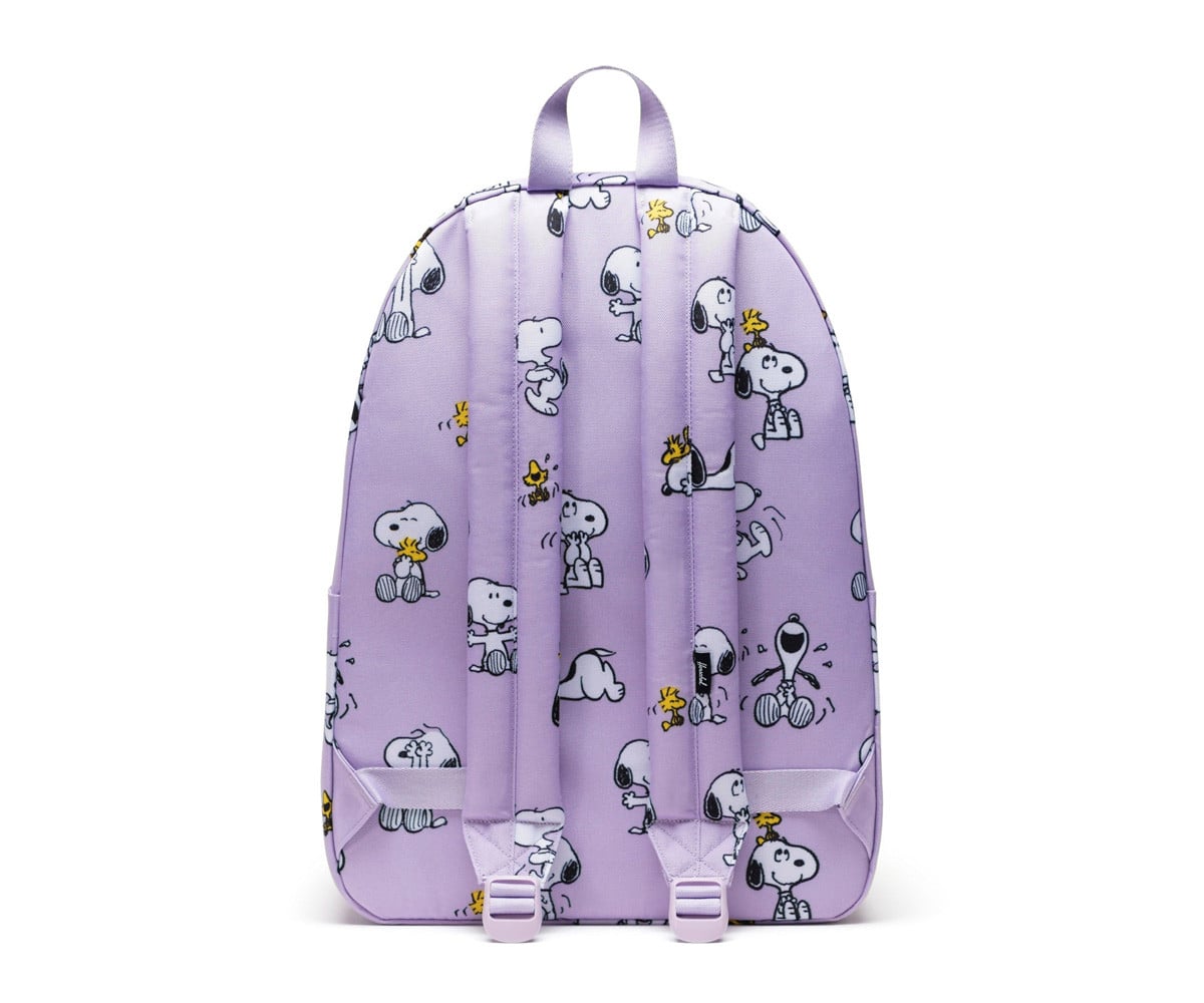 Mochila Herschel Classic XL personalizável Peanuts® em tons pastel lilás