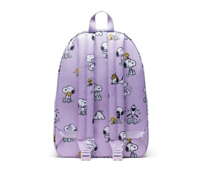 Mochila Herschel Classic XL personalizável Peanuts® em tons pastel lilás