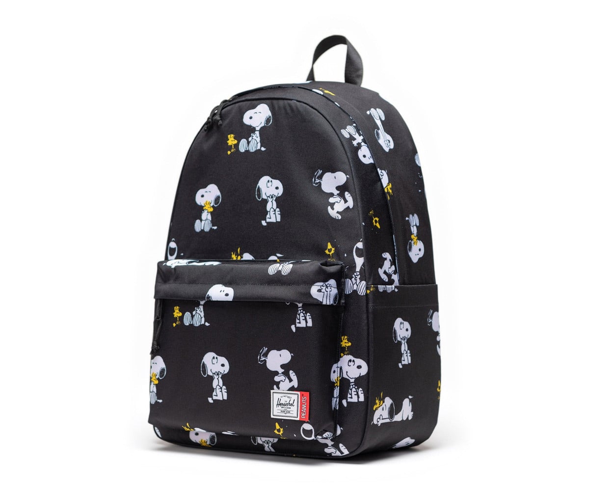 Mochila preta Peanuts® personalizável Herschel Classic XL