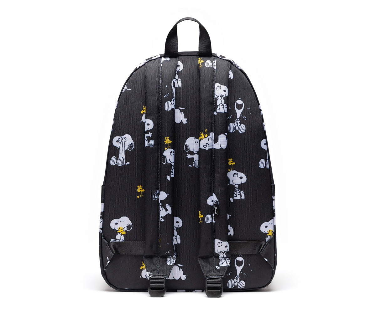 Mochila preta Peanuts® personalizável Herschel Classic XL