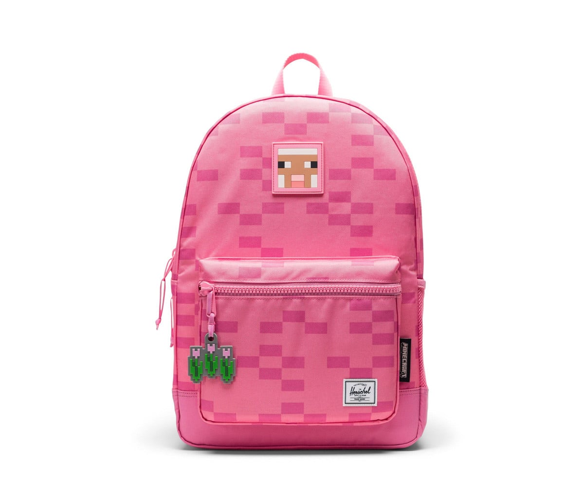 Mochila Minecraft personalizável Herschel Heritage Youth Pink Sheep