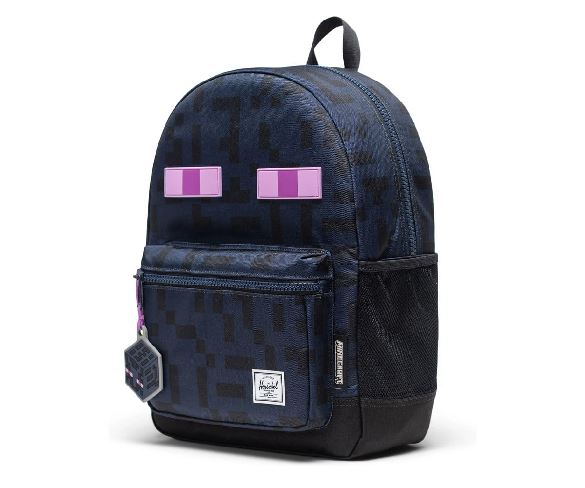 Mochila Minecraft personalizável para crianças Enderman Herschel New Heritage