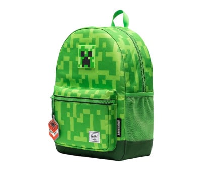 Mochila Creeper Minecraft personalizável para crianças Herschel New Heritage