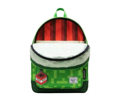 Mochila Creeper Minecraft personalizável para crianças Herschel New Heritage