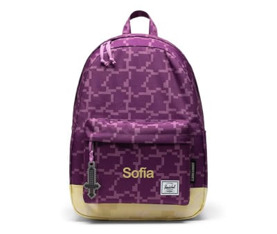 Herschel Classic XL Iceberg Green Crosshatch Customizable Backpack