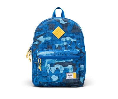 Zaino Herschel LEGO Heritage Kids New Abstract Bricks Blue Personalizzabile